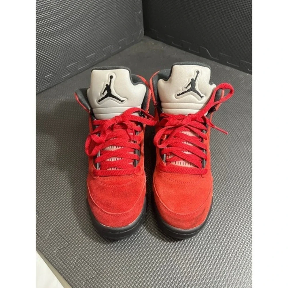 Nike‎ Air Jordan Retro 5 GS Raging Bull Size 7Y 8.5 Womens 440888-600 Sneakers